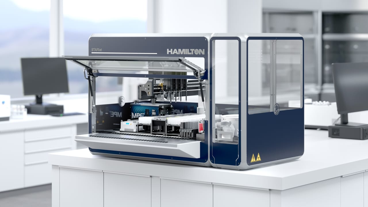 Hamilton MassXtract STARlet automated liquid handler