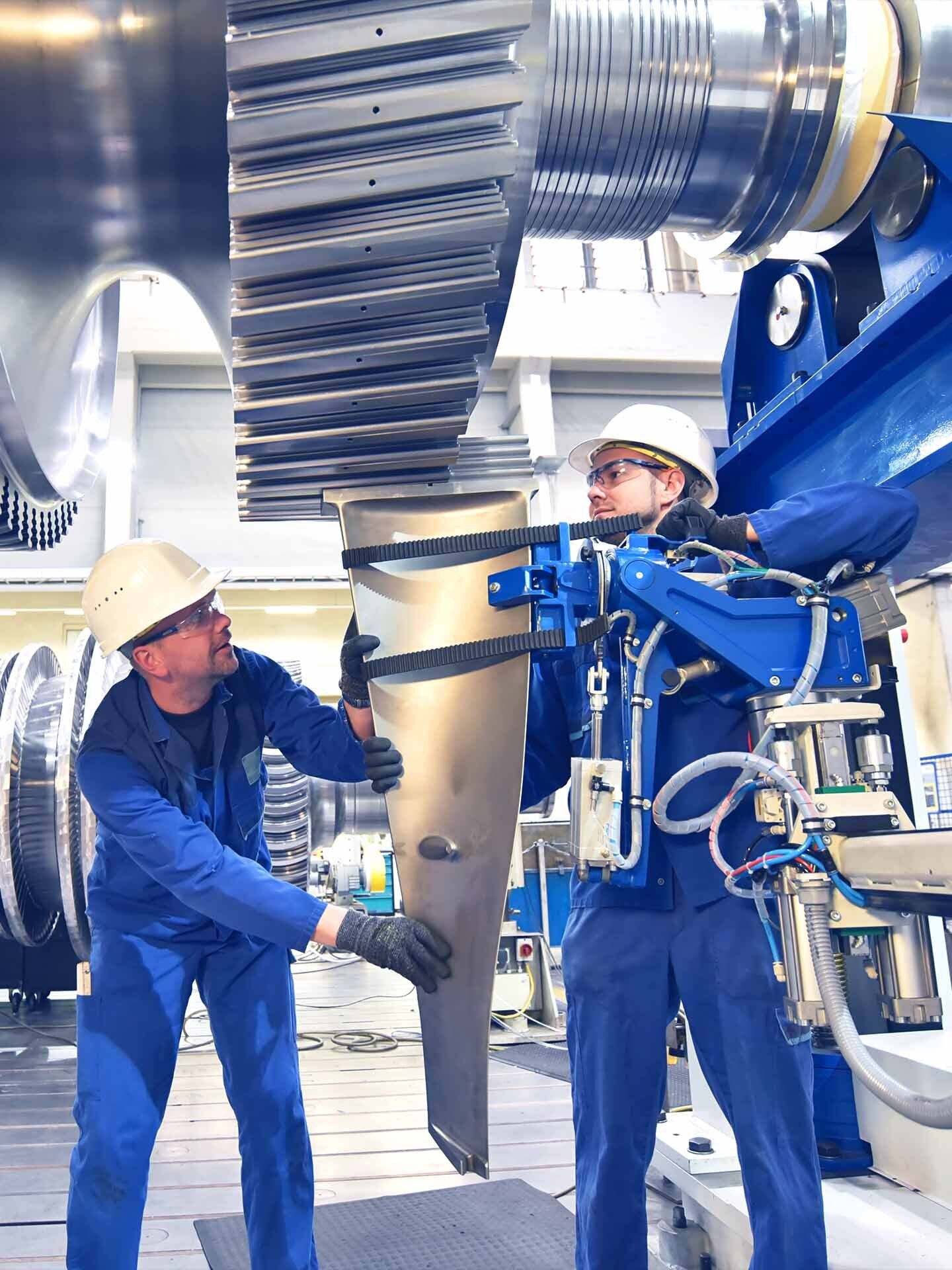 Power turbine examination