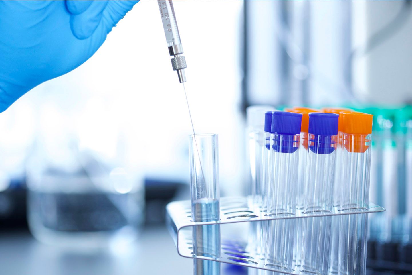 Hamilton Lab Syringe in Vile