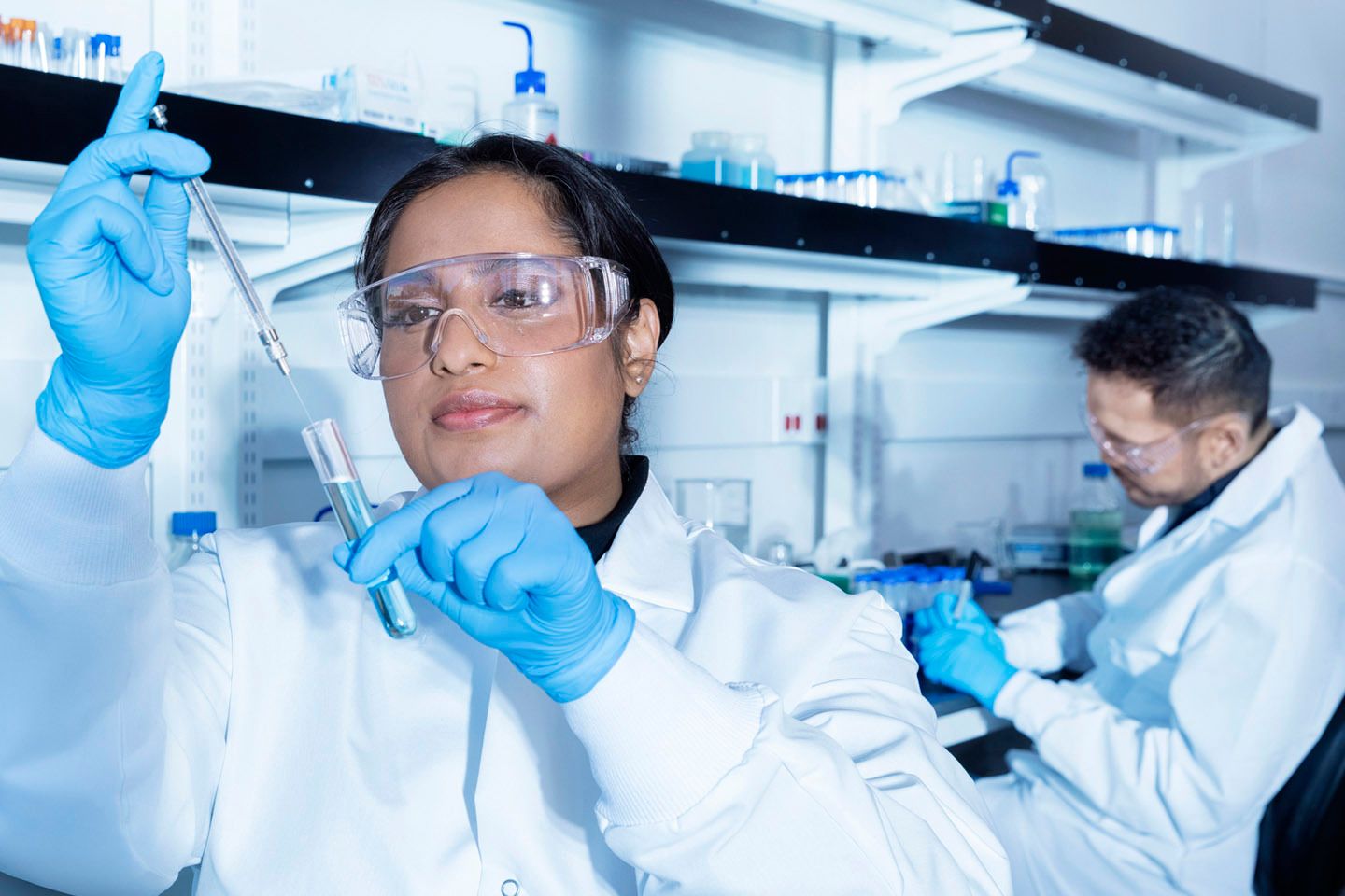 lab syringe