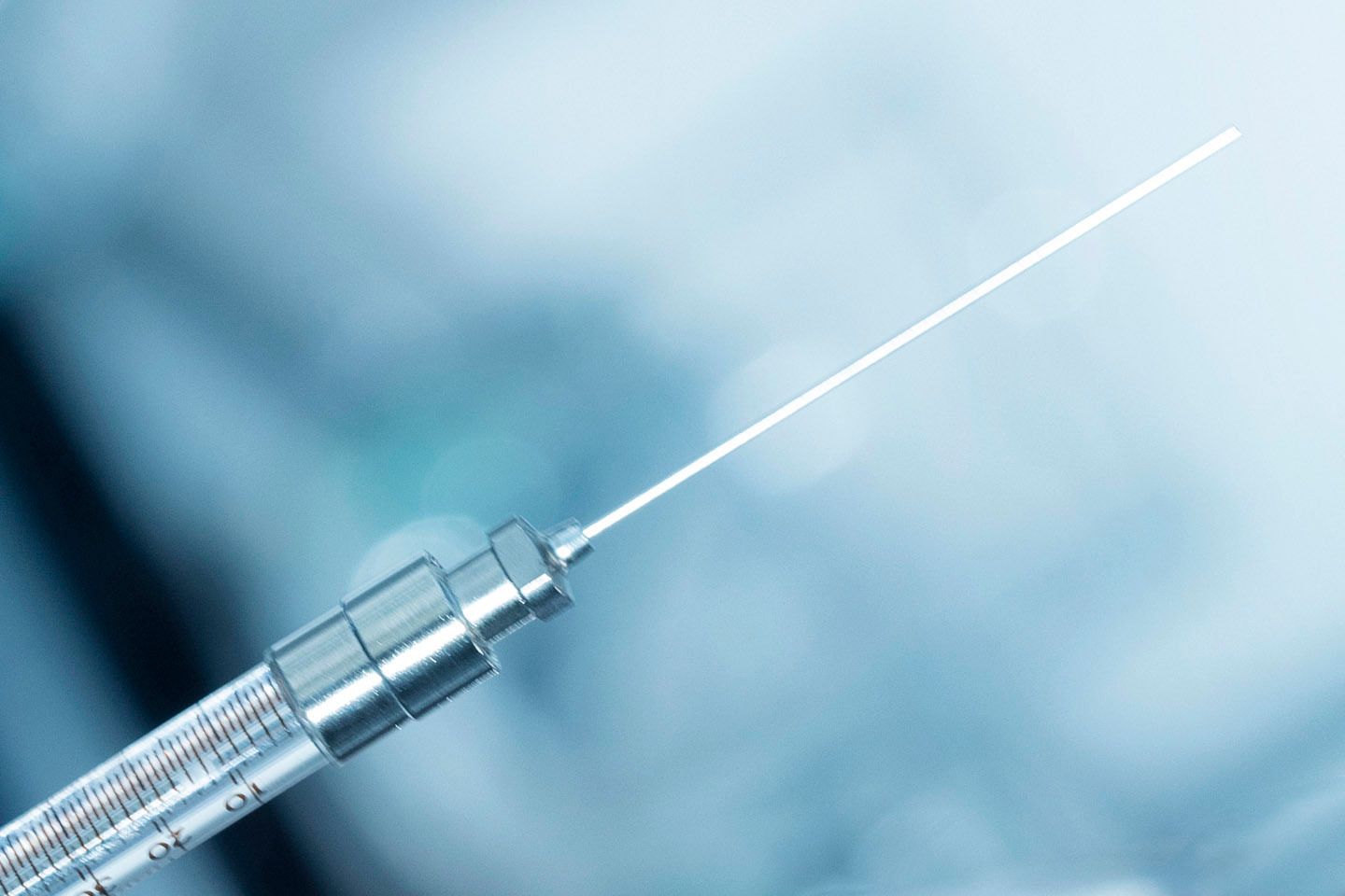 Tip of Hamilton Syringe