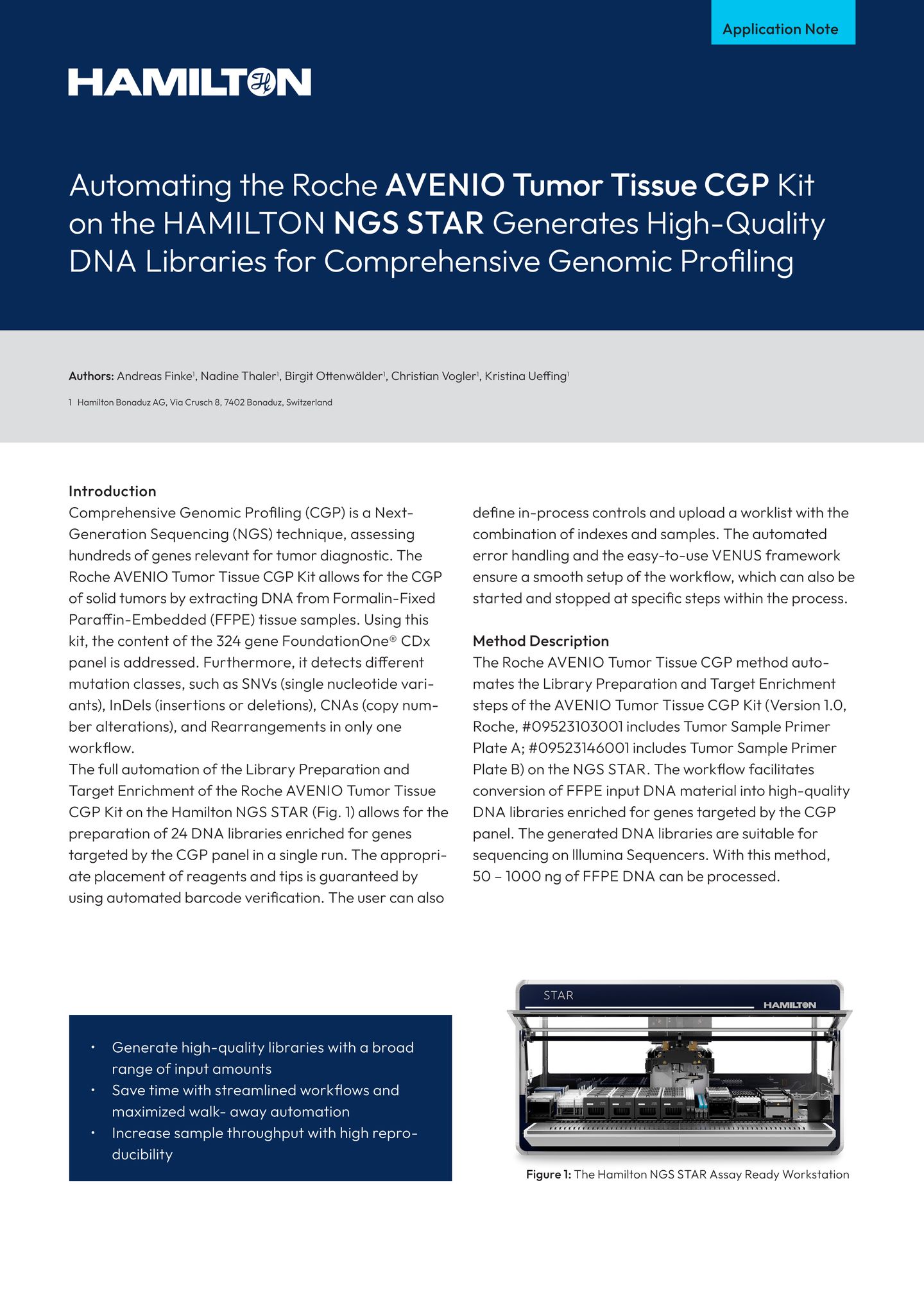 Hamilton NGS STAR automated liquid handling workstation on a white background