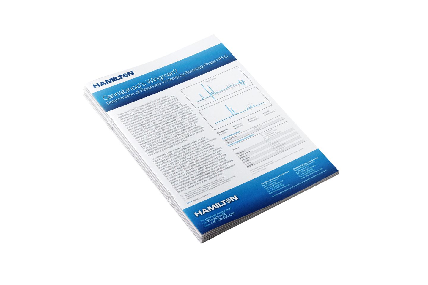 HAM App Note Determination of Flavonoids in Hemp