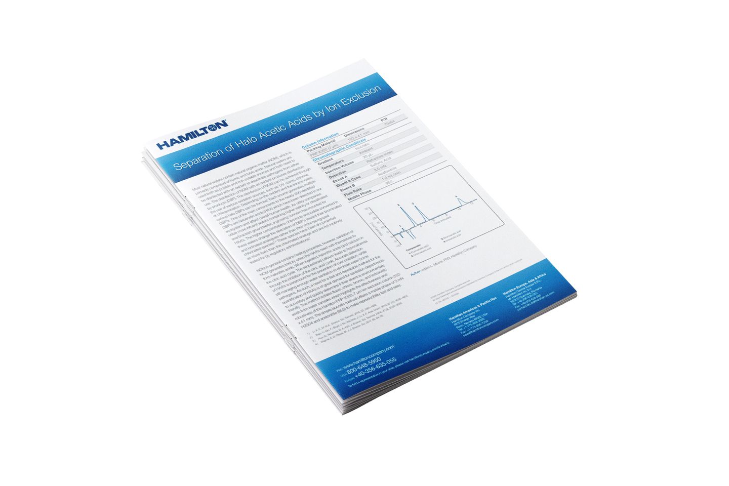 HAM App Note Separation of Halo Acetic