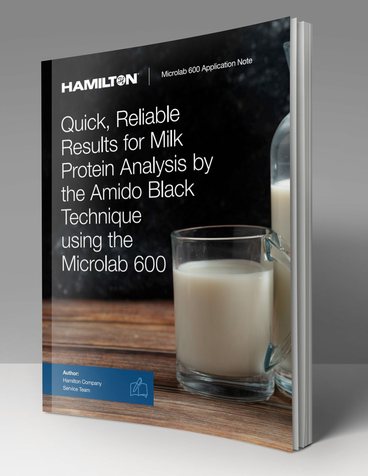Milk Protein Analysis by the Amido Black Technique using the Microlab 600 for Sample Preparation