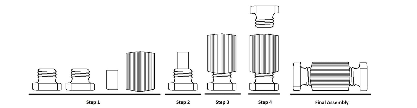 HPLC Guard Cartridge Assembly PEEK