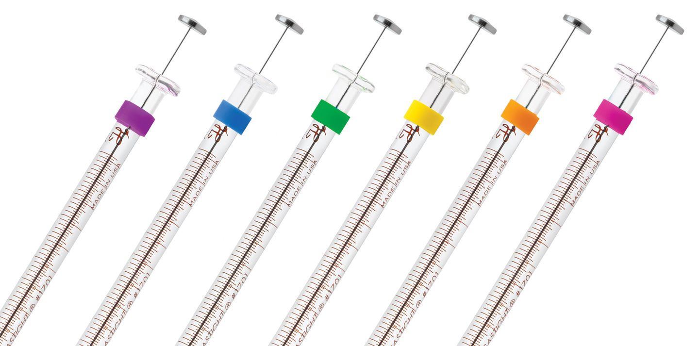 Hamilton Color bands on syringes
