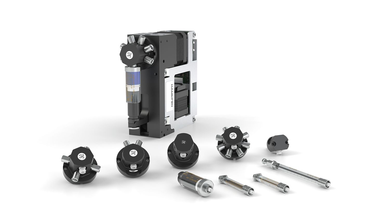 Hamilton PSD/4 with accessories