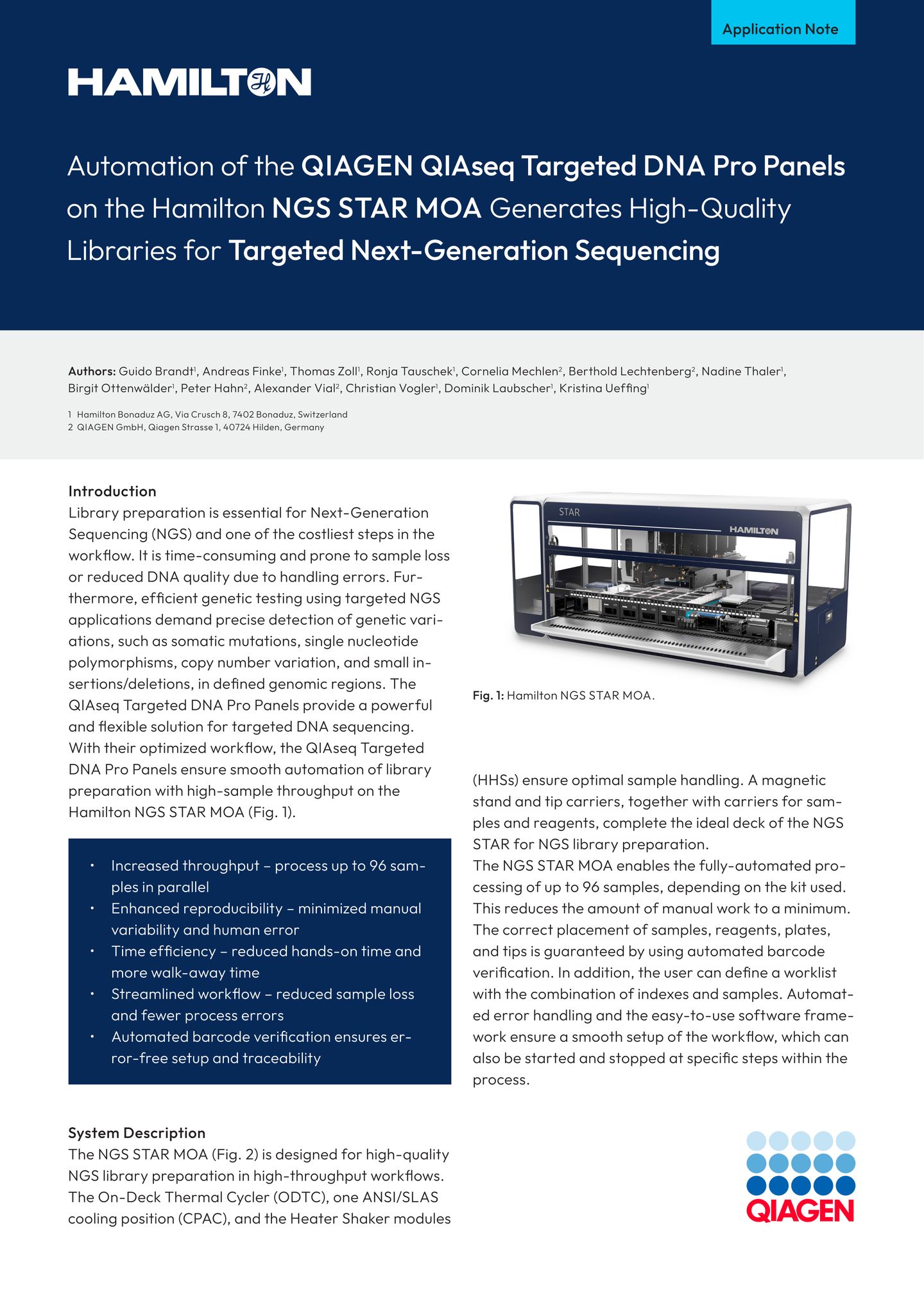 Application note 2502 01 NGS STAR QI Aseq Targeted DNA Pro Panel TIMG