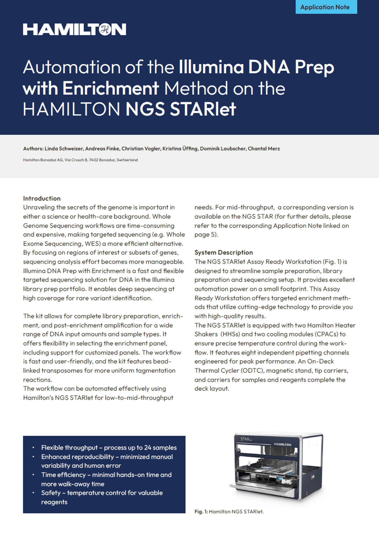 Application note 2510 02 Illumina NGS STA Rlet DNA Prep with Enrichment Cover