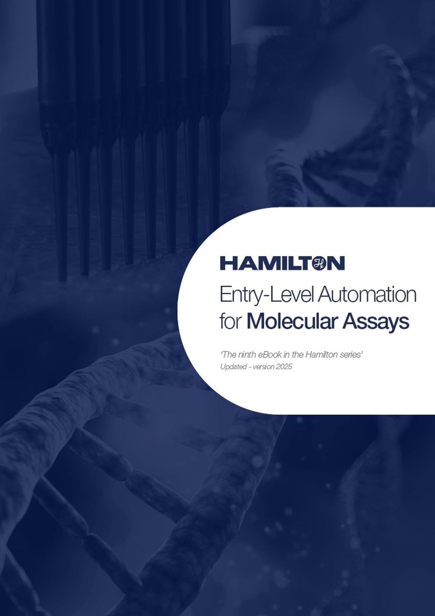 Cover image for Hamilton eBook on entry-level laboratory automation