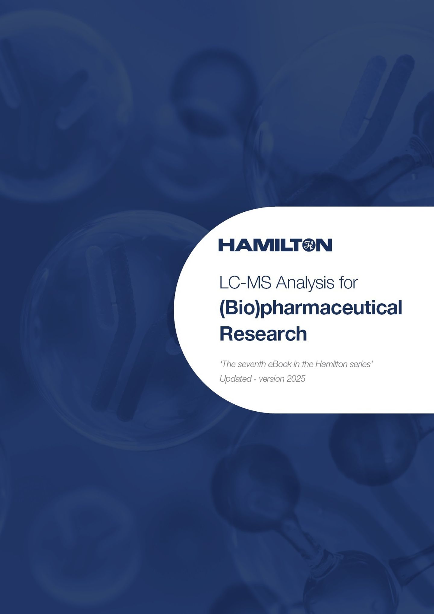 Cover image for Hamilton eBook on LCMS biopharma workflows