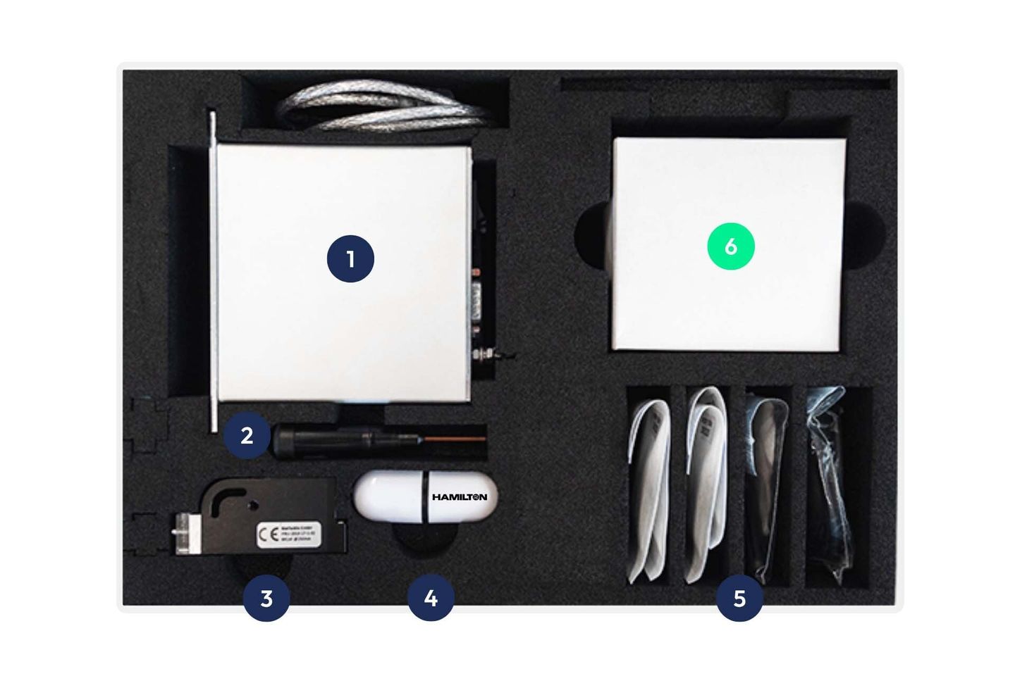 Picoliter drop-on-demand dispensing kit accessories