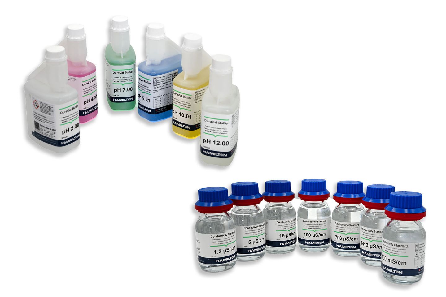 Ph buffer and conductivity standards