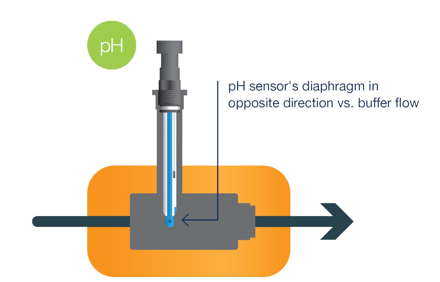 Ph sensor diaphragm