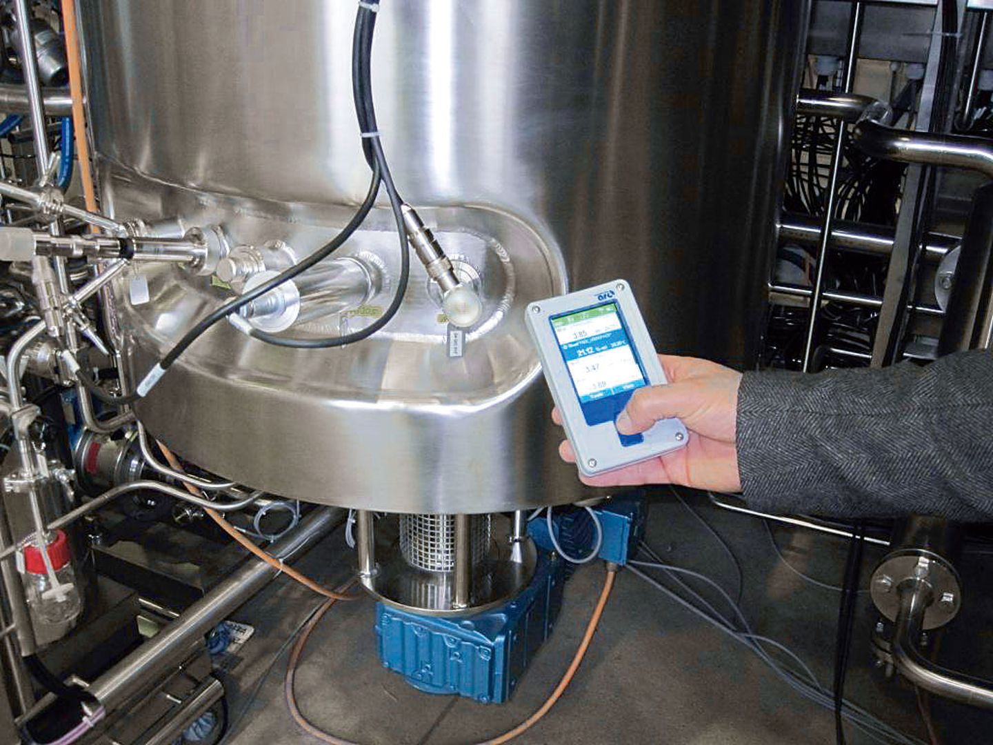 Arc sensor with Arc View main fermenter