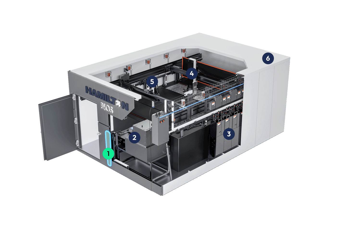 automated lab freezer