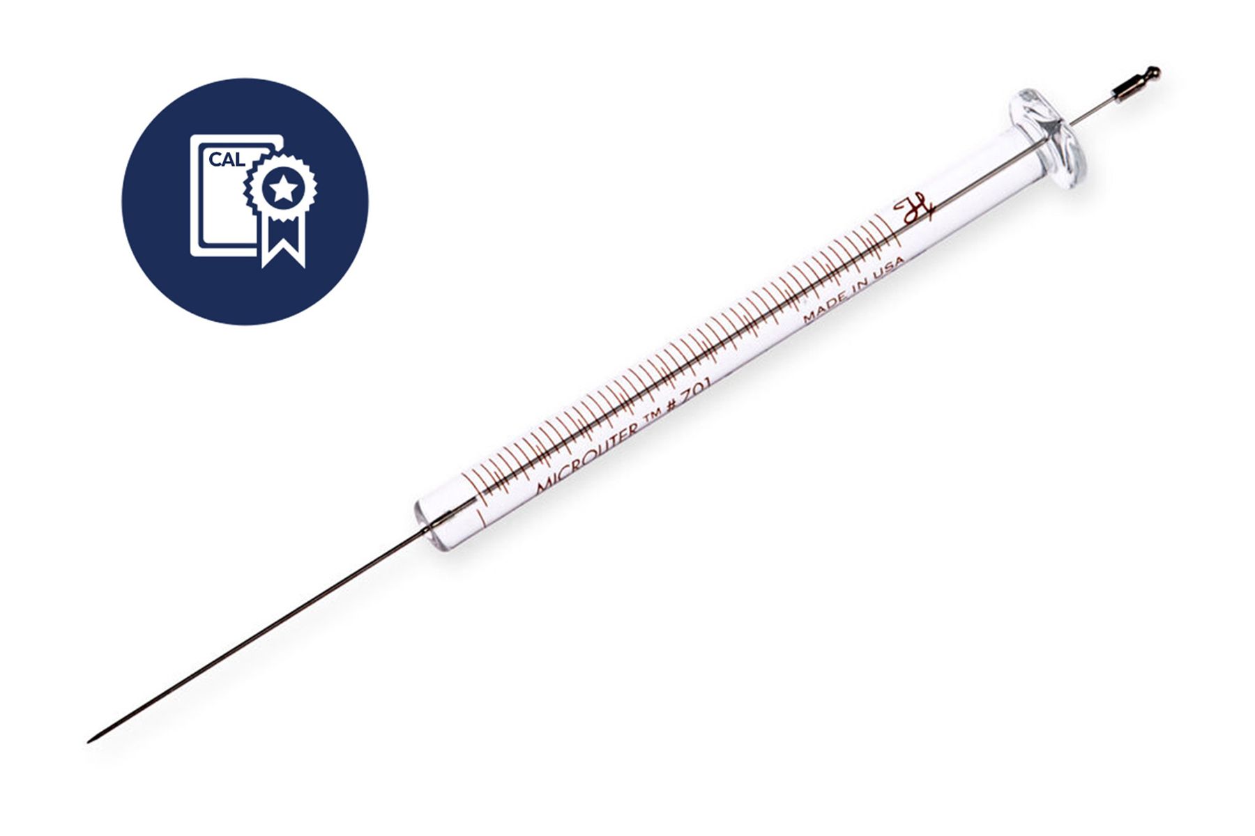 10 µL Microliter Calibrated Syringe, PN: CAL80387