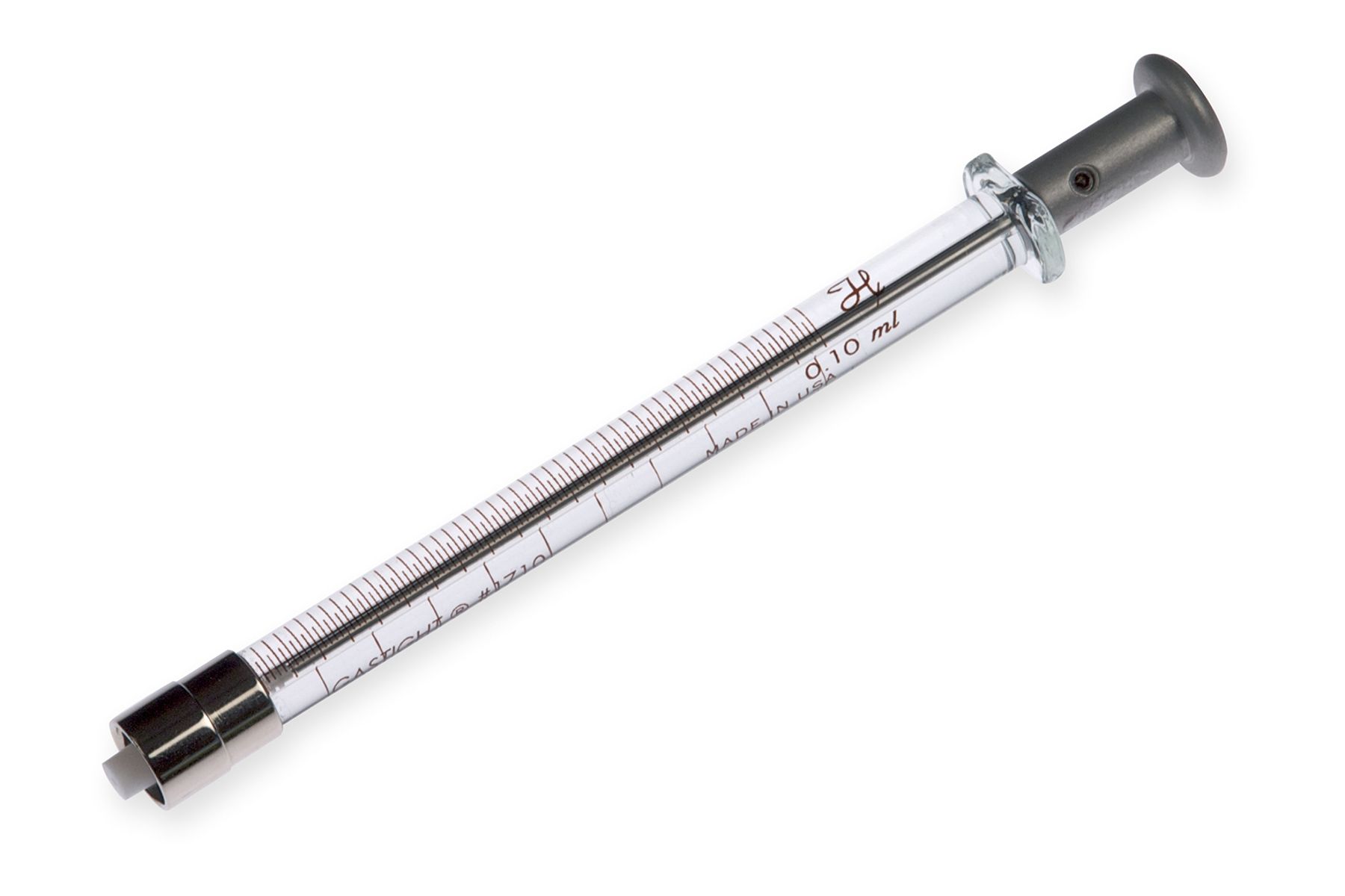 Hamilton 81022, 100 Microliter Gastight Model 1710 Luer Lock Instrument Syringe