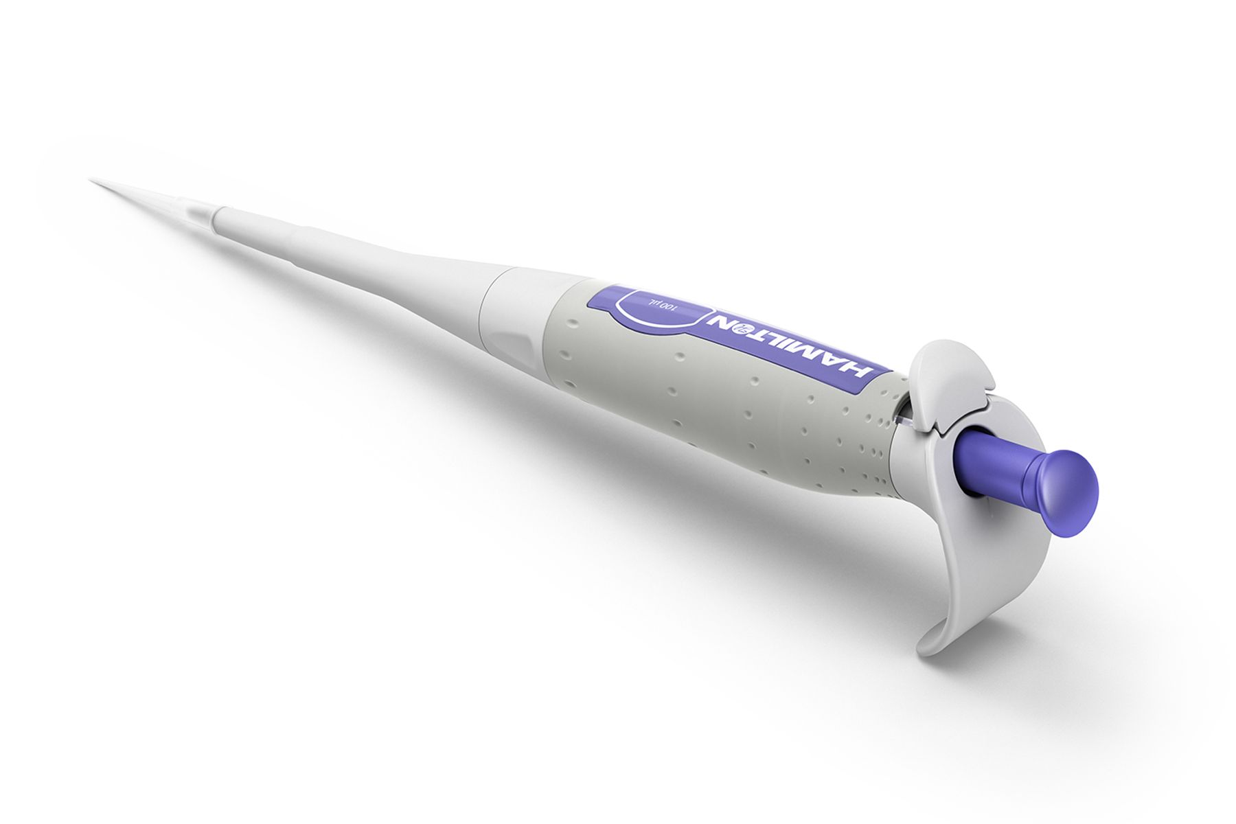 Hamilton's Fixed Volume SoftGrip Pipette 100 µL Back View