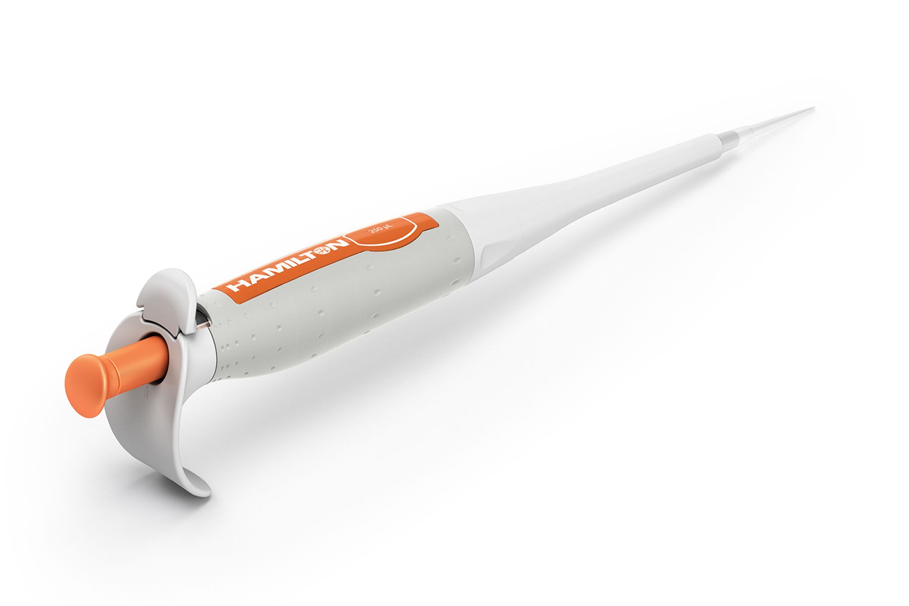 Hamilton's Fixed Volume SoftGrip Pipette 250 µL Back Left View