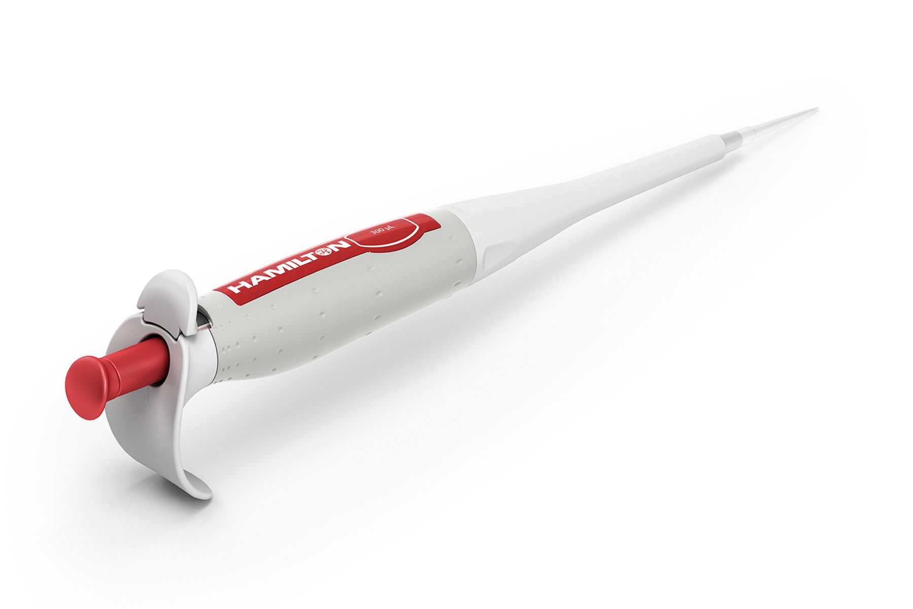 Hamilton's Fixed Volume SoftGrip Pipette 300 µL Back Left View