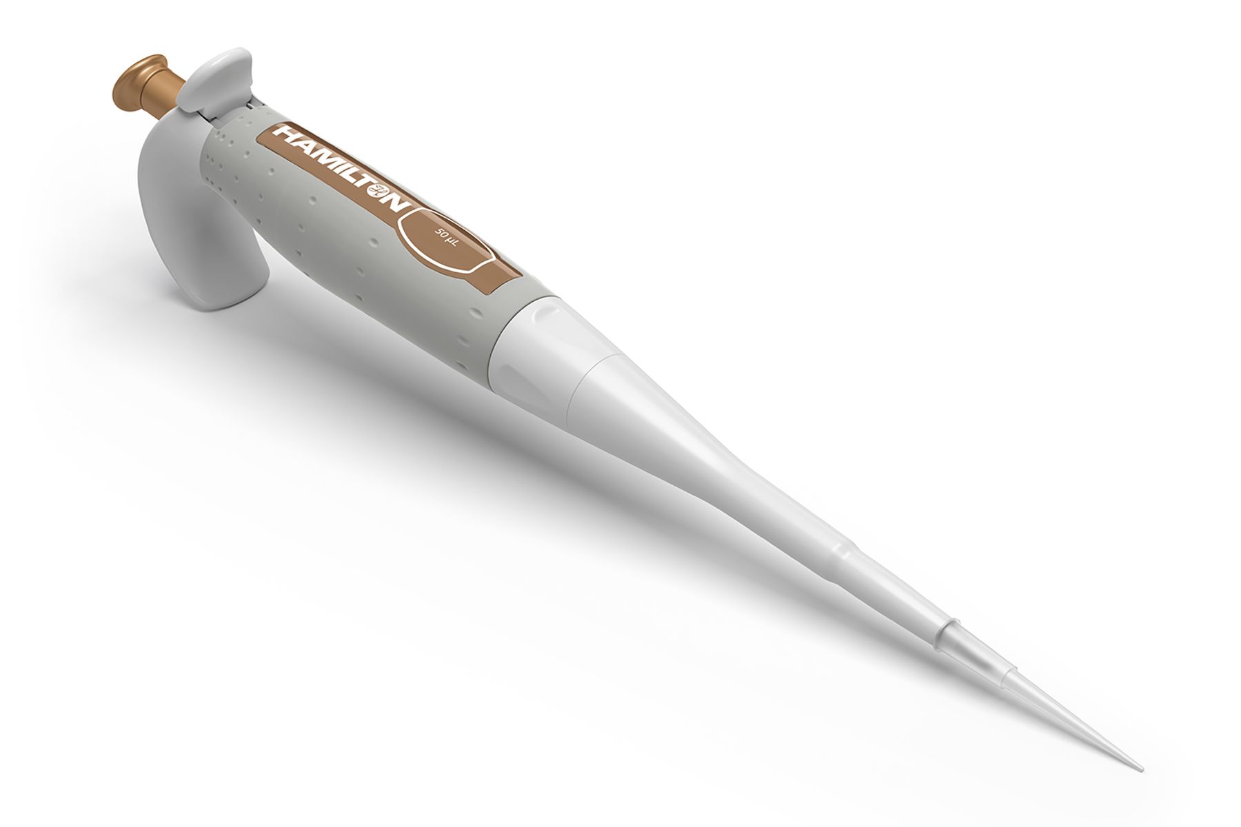 Hamilton's Fixed Volume SoftGrip Pipette 50 µL Front View