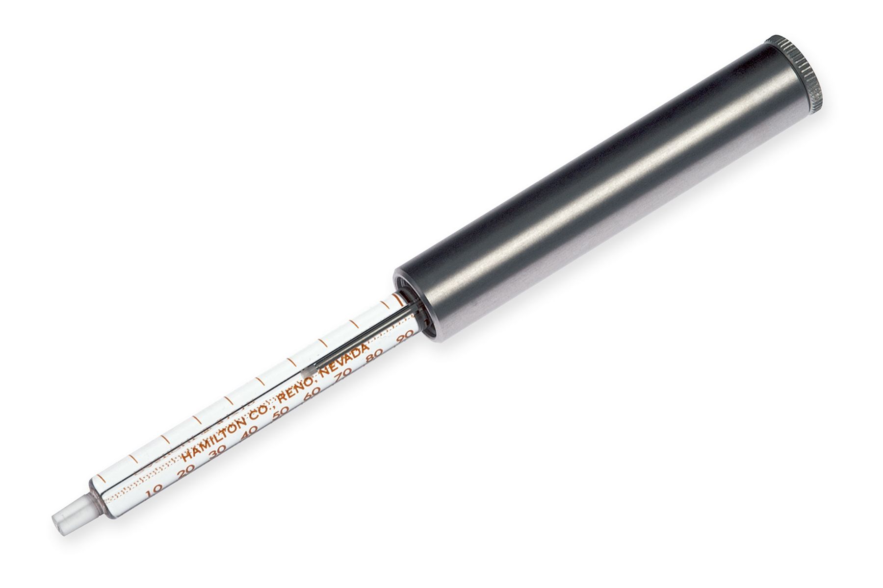 Hamilton 100 µL, Model 1710 Luer Tip (LT) Threaded Plunger Syringe, Needle Sold Separately
