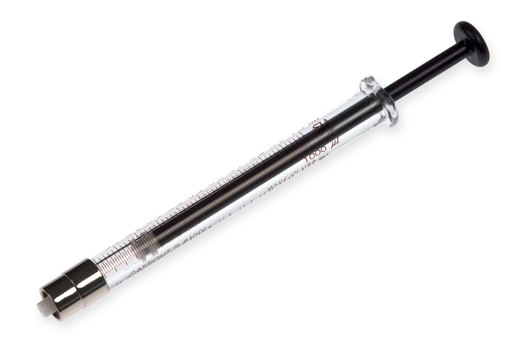 Hamilton 81320, 1 Milliliter Gastight Model 1001 Luer Lock Instrument Syringe
