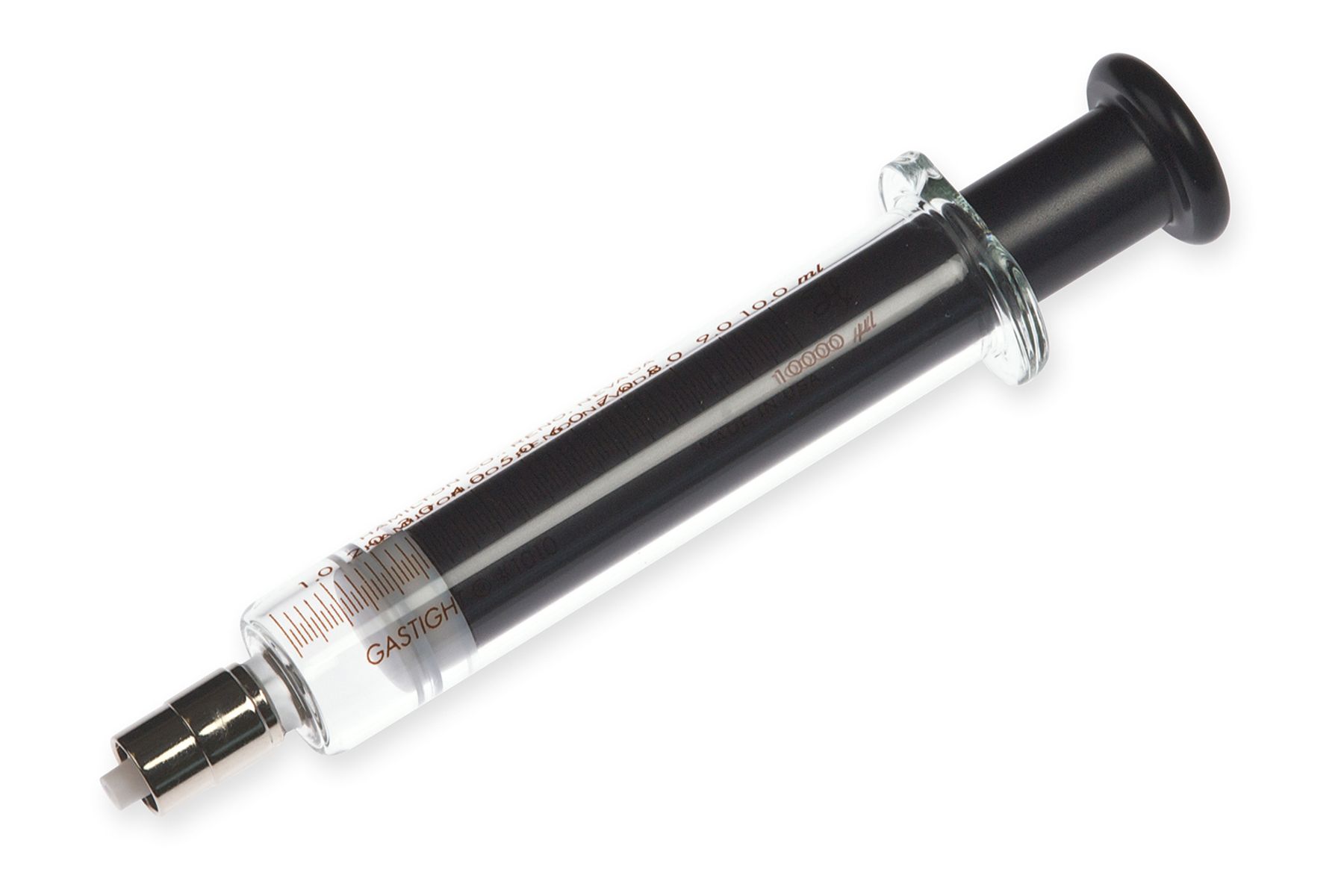 Hamilton 81620, 10 Milliliter Gastight Model 1010 Luer Lock Instrument Syringe