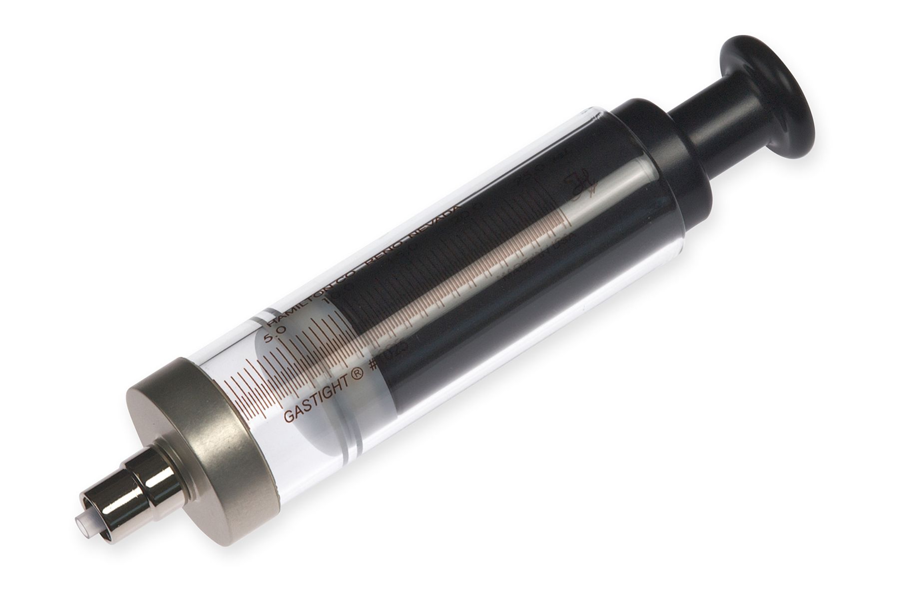 Hamilton 82521, 25 Milliliter Gastight Model 1025 Luer Lock Instrument Syringe