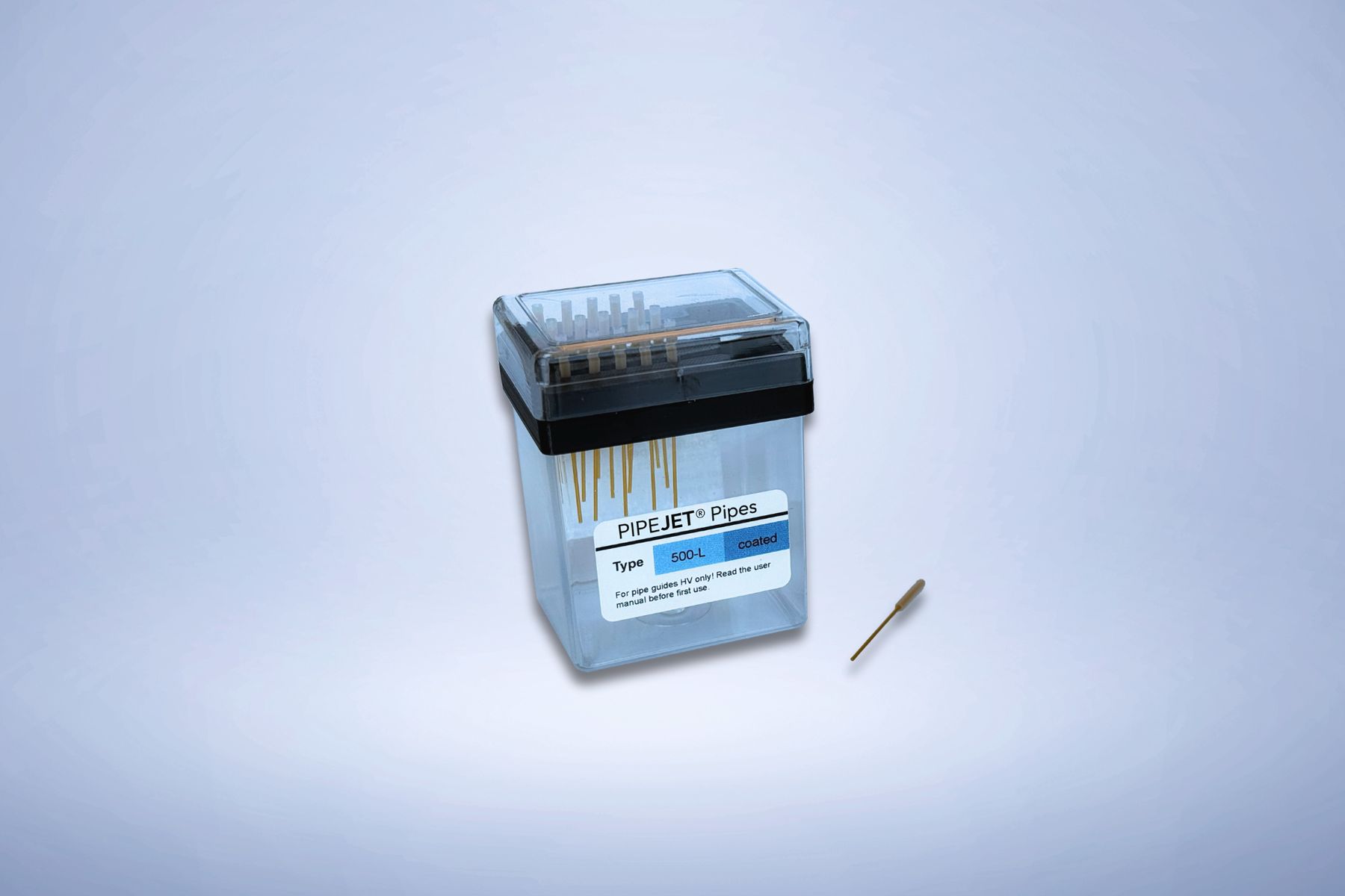 drop-on-demand nanoliter dispensing pipe 500µm Long