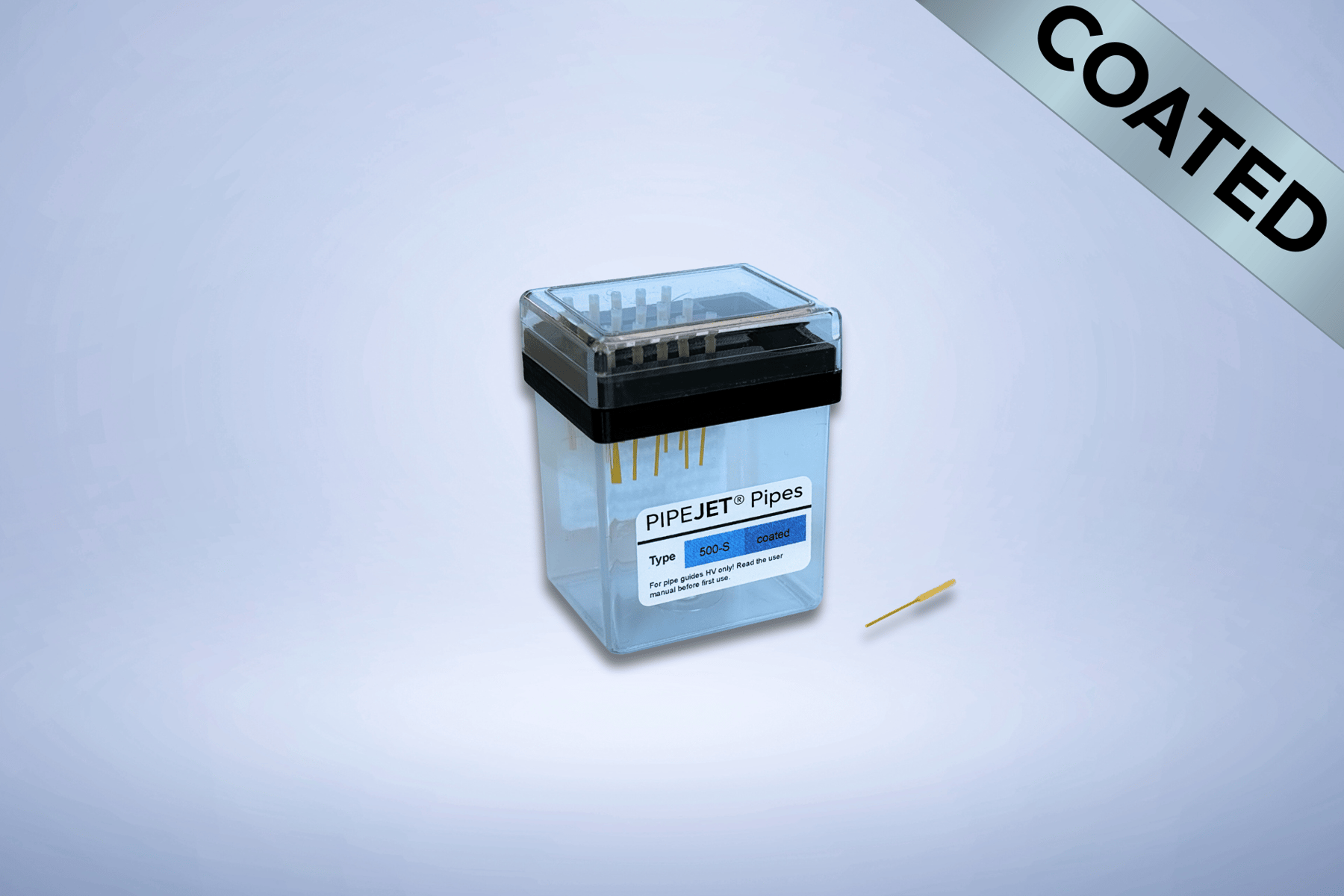 drop-on-demand nanoliter dispensing pipe 500µm coated