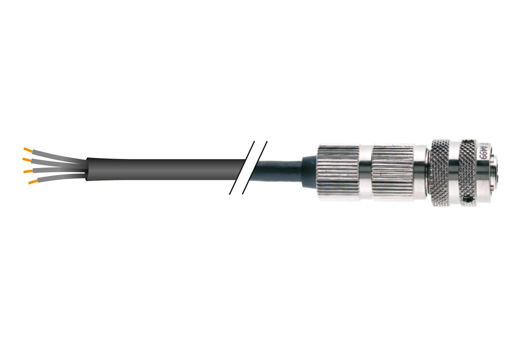 T82-D4 / Open End O2 Sensor Cable