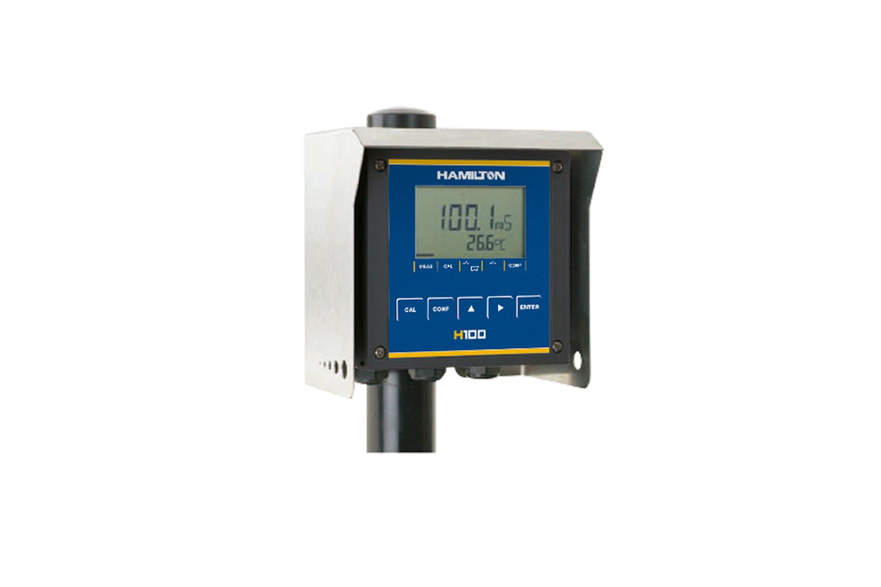 H100 sensor transmitter with protective hood
