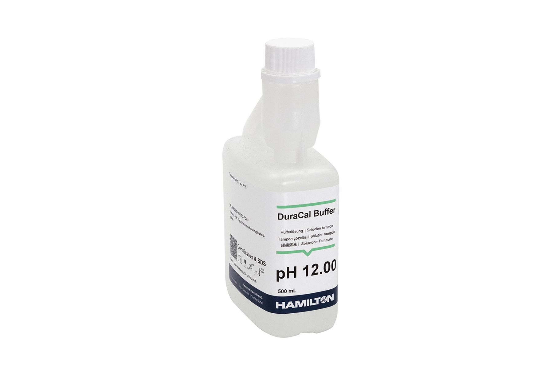 DuraCal pH buffer 12.00, 500 ml