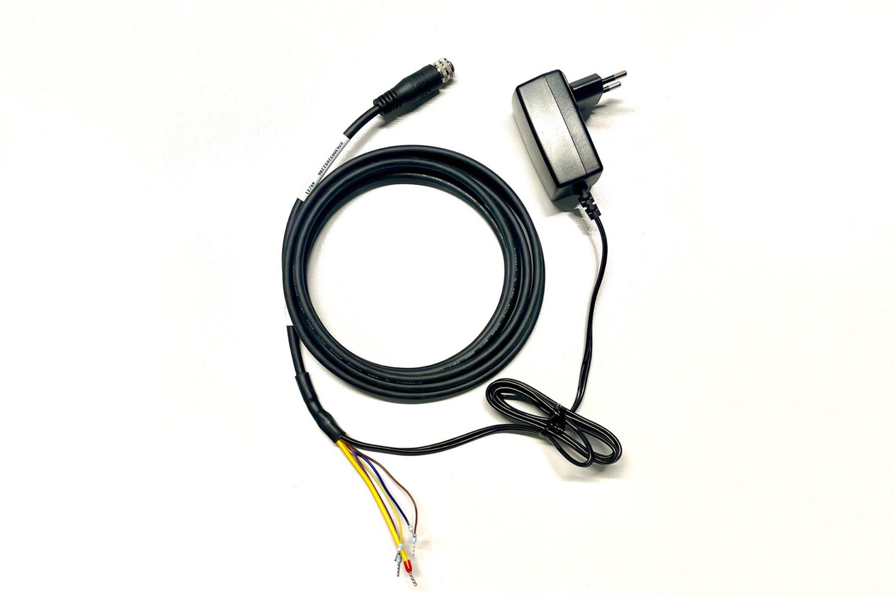 Cable M12 8 Open End Power Plug
