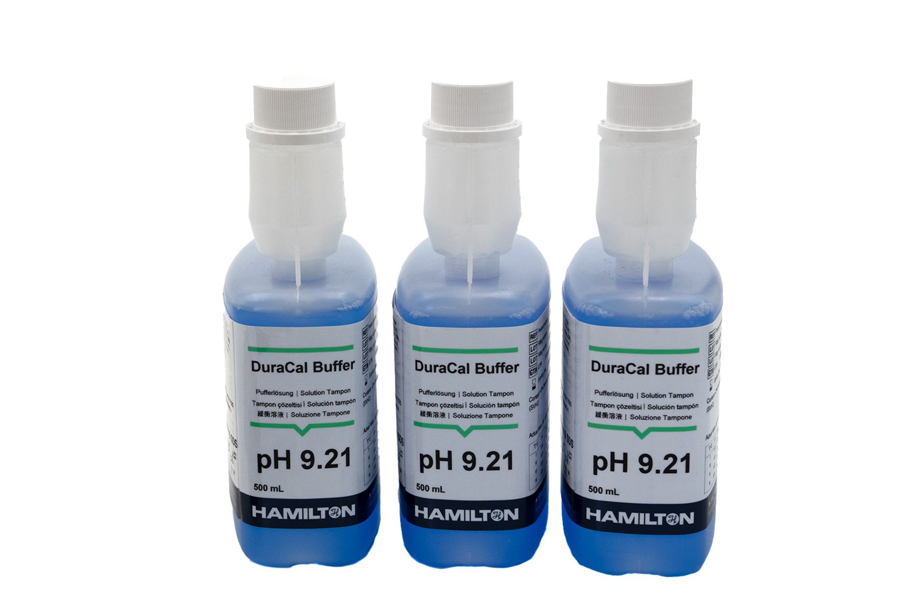 @。 様 Liquid pH Buffer 9.21 Blue, 3 x 500 mL Ducaral Calibration Solution