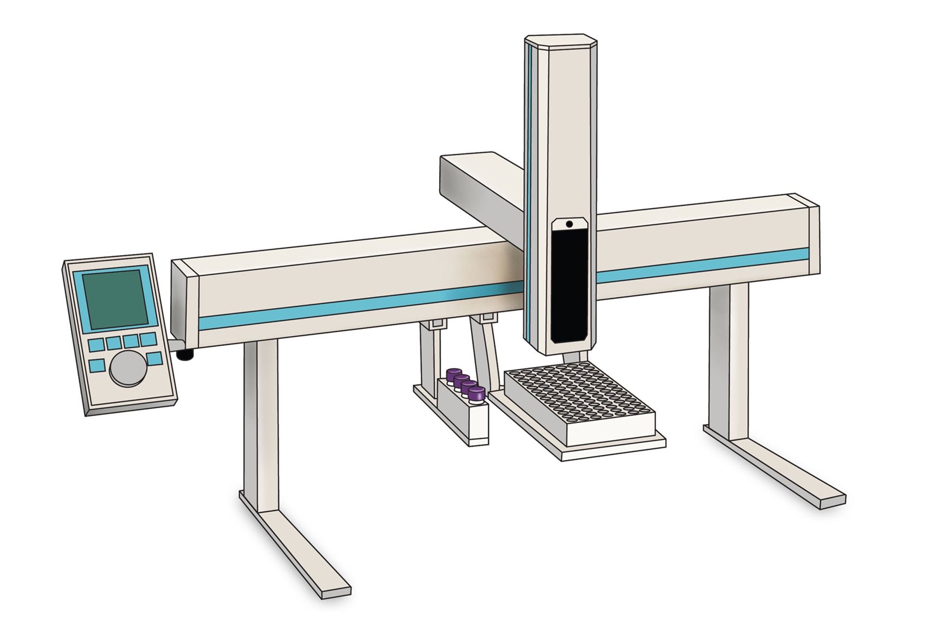 Syringe Hplc Ctc Pal Autosampler Drawing
