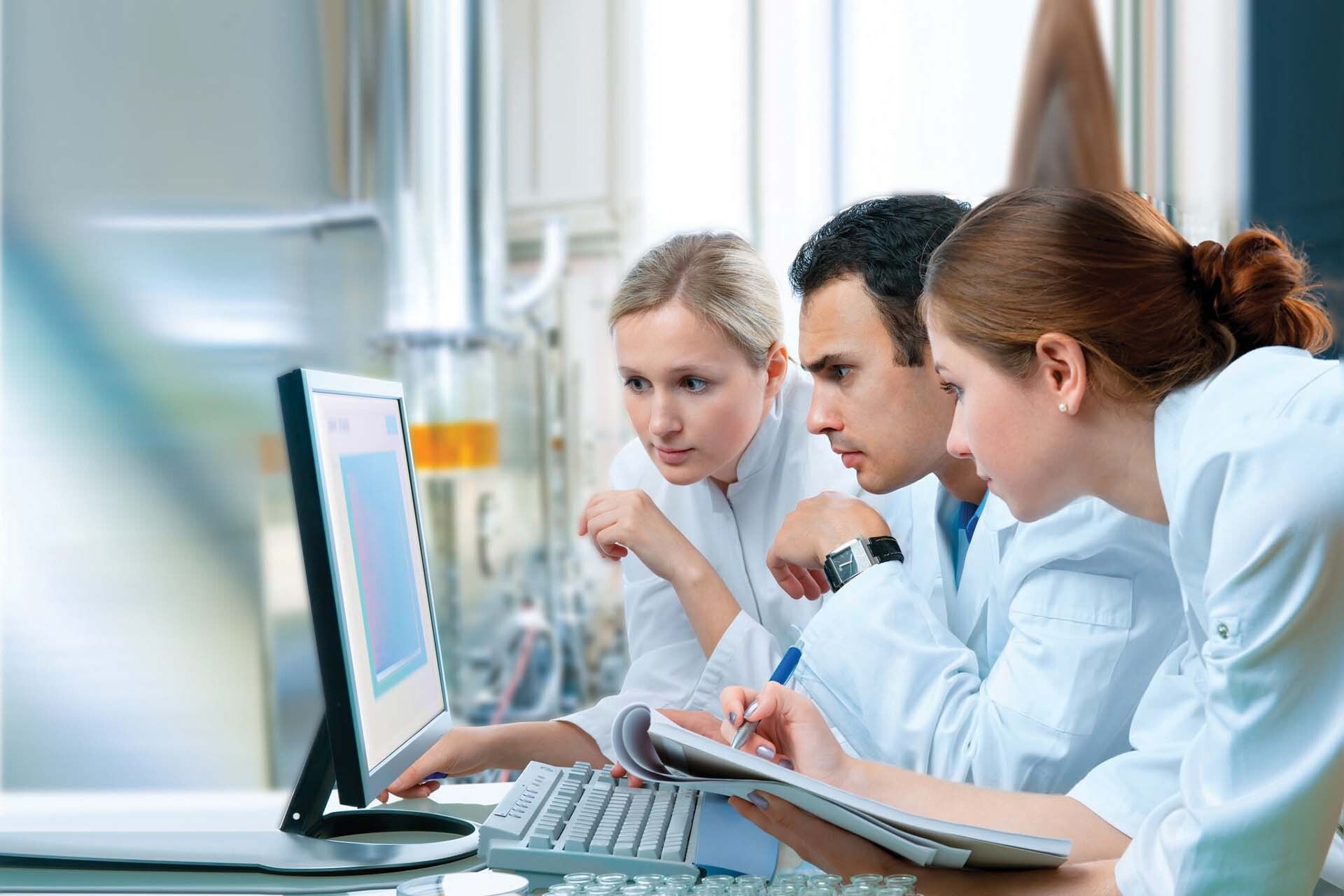 Scientists in a lab