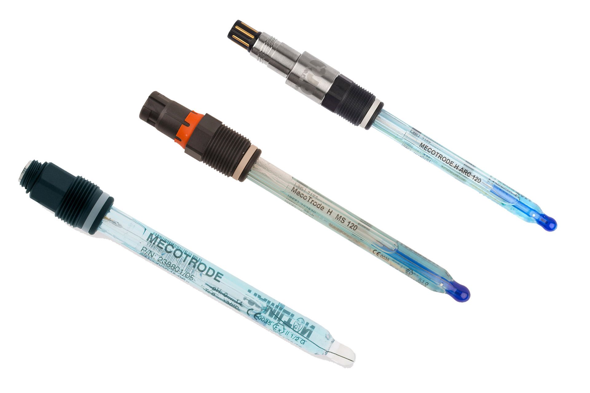 Mecotrode pH sensors