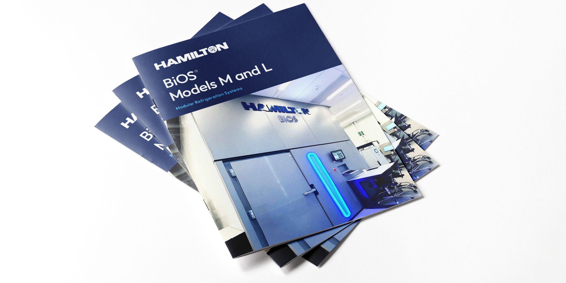 Hamilton BiOS Models M and L Modular Refrigeration Brochure Cover Page