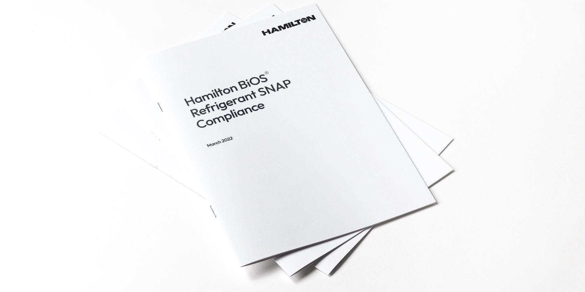 Hamilton BiOS Refrigerant SNAP Compliance Cover Page