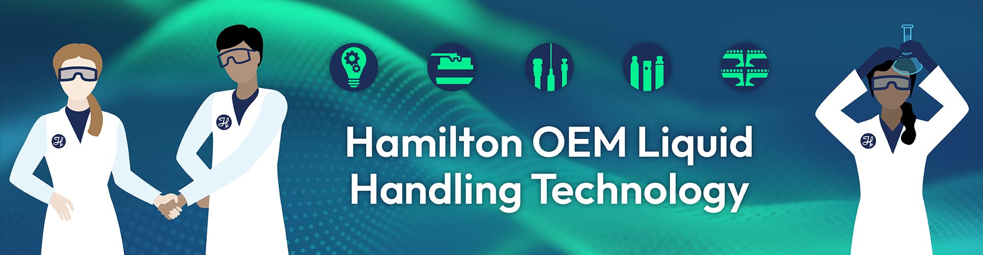 Hamilton OEM Liquid Handling Technology Cover Photo Illustration
