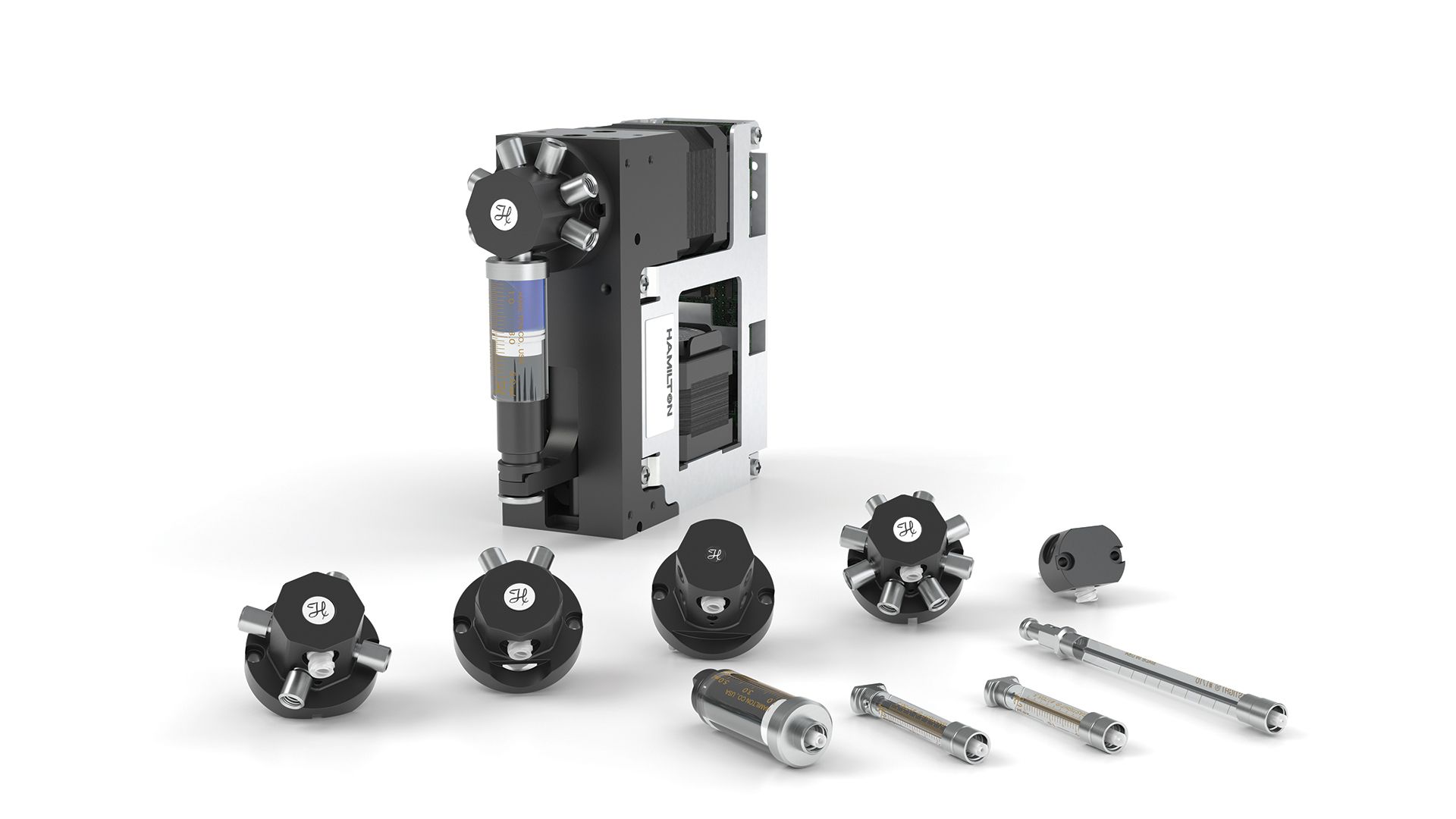 Hamilton PSD/4 with accessories