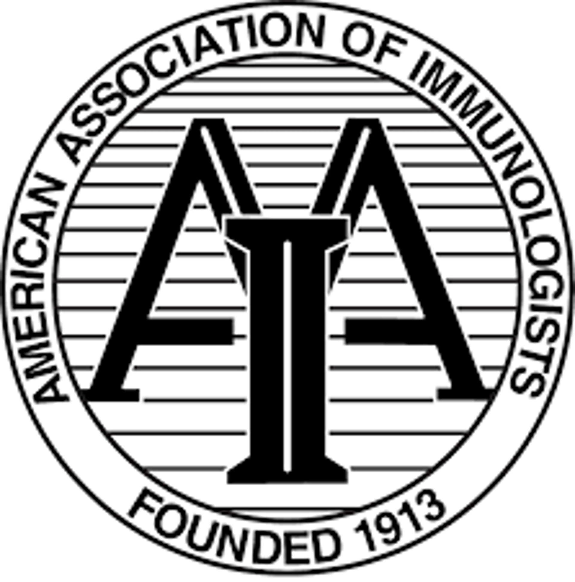 American Association of Immunologists circular seal, founded 1913, with AAI initials