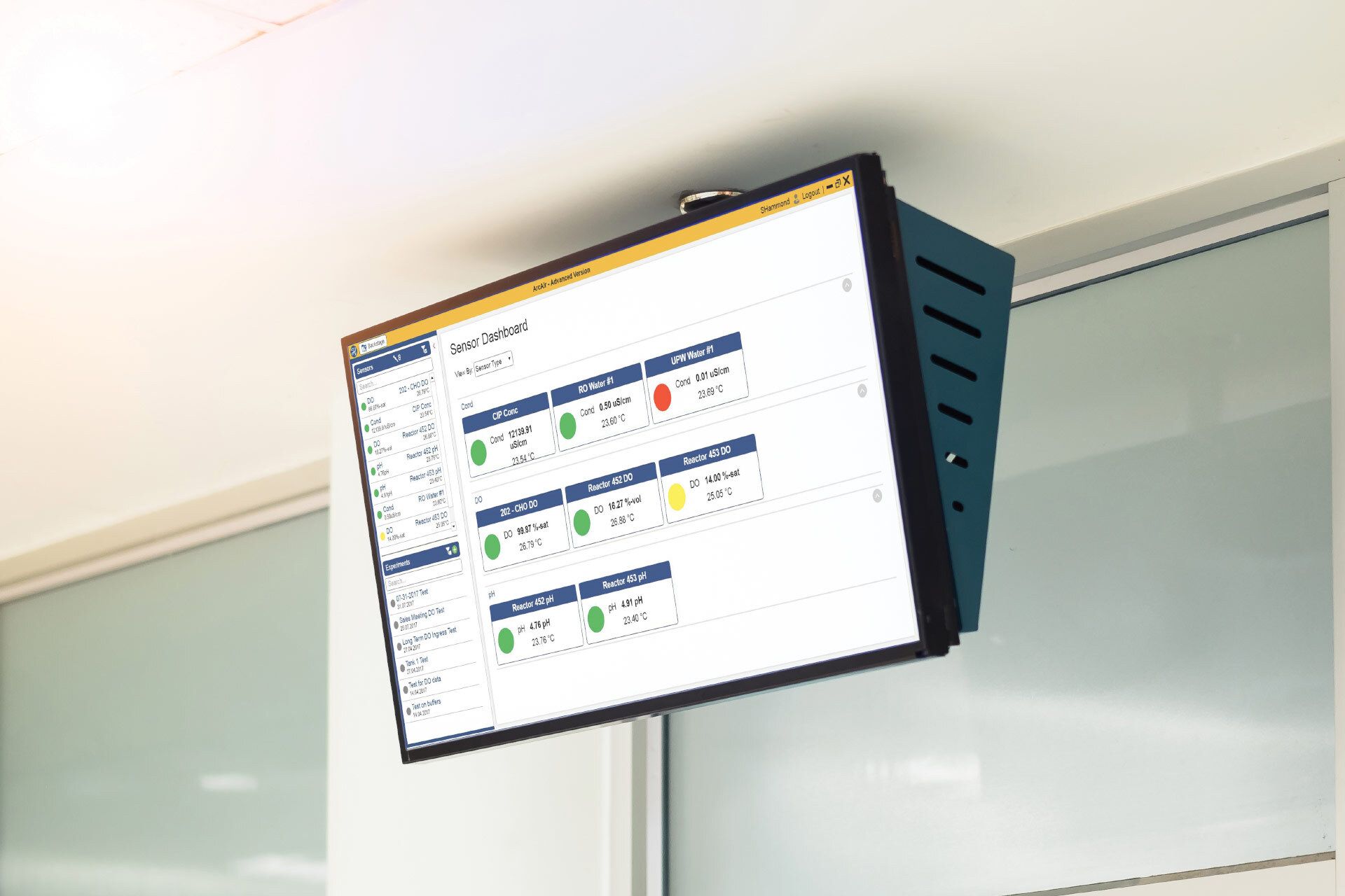 Arc air dashboard
