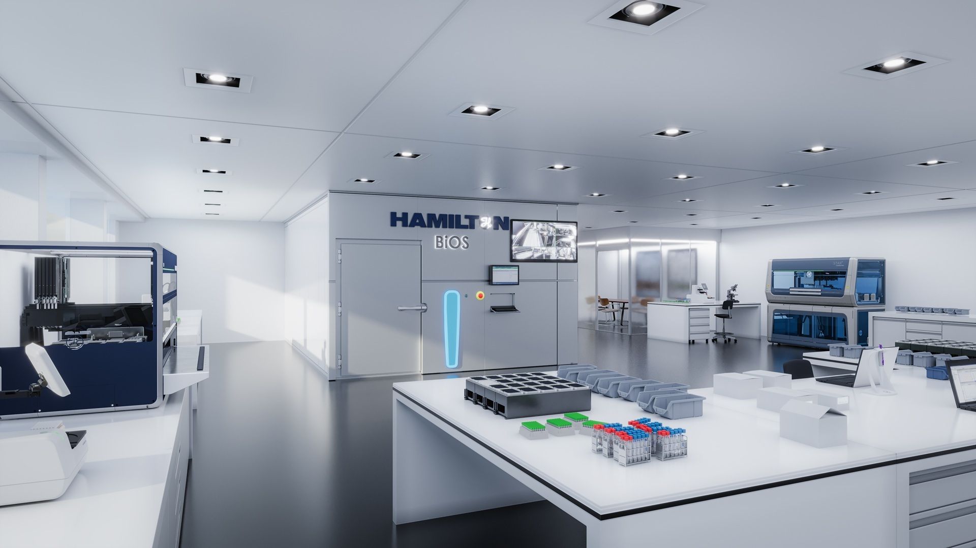 Genomic biobanking with Hamilton BiOS