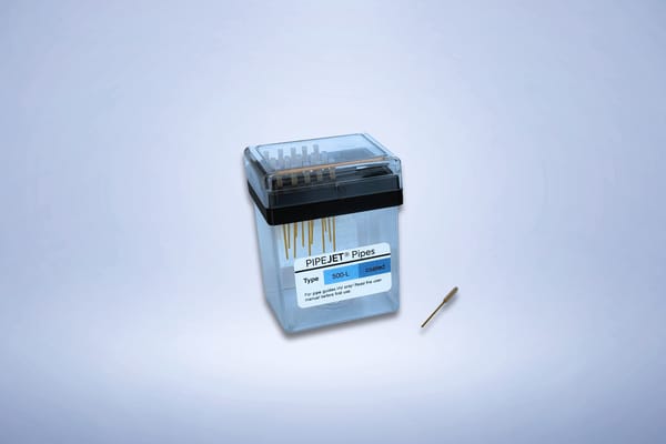 drop-on-demand nanoliter dispensing pipe 500µm Long