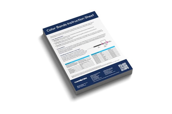 Color Bands Instruction Sheet Mockup